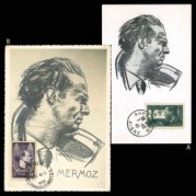 フランス1937年ジャン・メルモーズマキシマムカード2枚組