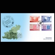 グァンジー島2023年切手発行75周年初日カバー