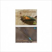 仏領ポリネシア2023年昆虫切手2種