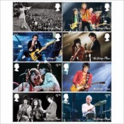 英国2022年音楽の巨人6次:ローリング・ストーンズ大型切手帳