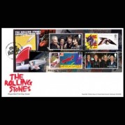 英国2022年音楽の巨人6次:ローリング・ストーンズ大型切手帳