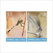 キプロス2023年トンボ切手2種