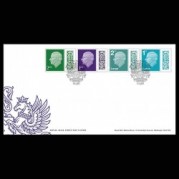 英国2023年チャールズ国王普通切手4種貼初日カバー(発行日以降発送)