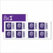 英国2023年チャールズ国王1st普通切手8枚入切手帳(発行日以降発送)