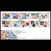 英国2024年記念切手100周年初日カバー