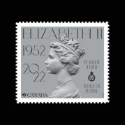 カナダ2022年エリザベス女王在位70年切手