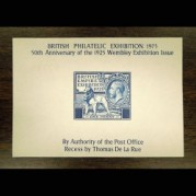 1975年イギリス切手展小型シート