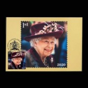 英国2022年エリザベス女王在位70年記念マキシマムカード1種