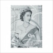 ジャージー島2022年エリザベス女王在位70年切手1種