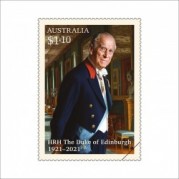 オーストラリア2022年フィリップ殿下追悼切手1種