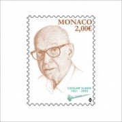 モナコ2021年スラニア生誕100年切手1種