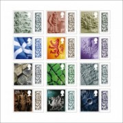 ジブラルタル2022年エリザベス女王在位70年切手4種