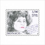 モナコ2023年コレット生誕150年切手1種