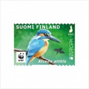 フィンランド2021年ヨーロッパ切手:カワセミ1種