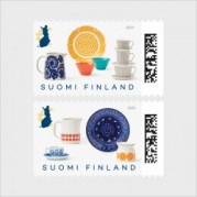 フィンランド2023年アラビア150周年切手2種