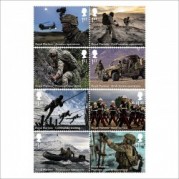 英国2022年英国海兵隊切手8種