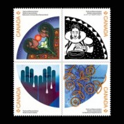 カナダ2022年先住民との真実と和解切手4種
