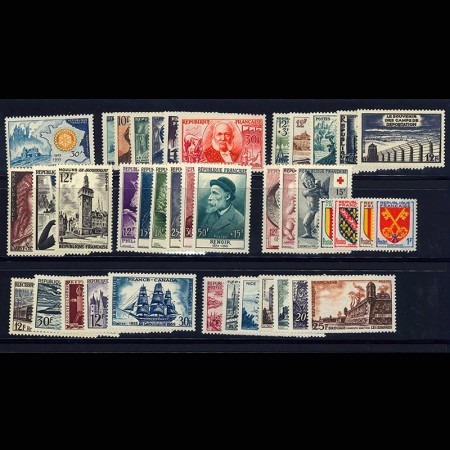 フランス1955年記念切手イヤーセット