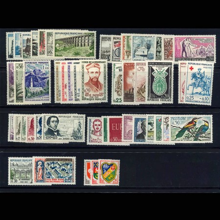 フランス1960年記念切手イヤーセット