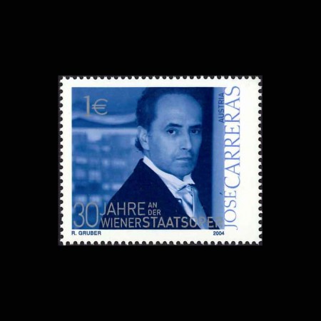 オーストリア2004年ホセ・カレーラス切手1種