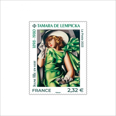 フランス2023年タマラ・ド・レンピッカ生誕125年切手1種