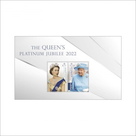 オーストラリア2022年エリザベス女王即位70周年記念小型シート