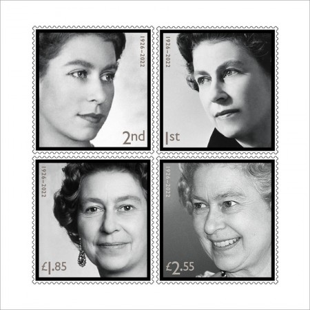 英国2022年エリザベス女王追悼切手4種