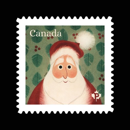カナダ2021年クリスマス・サンタ切手1種